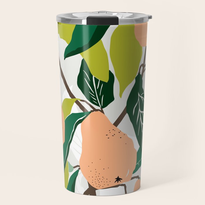 Orange Pears Travel Mug Gallery Image 1