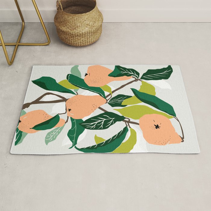 Orange Pears Rug Gallery Image 1