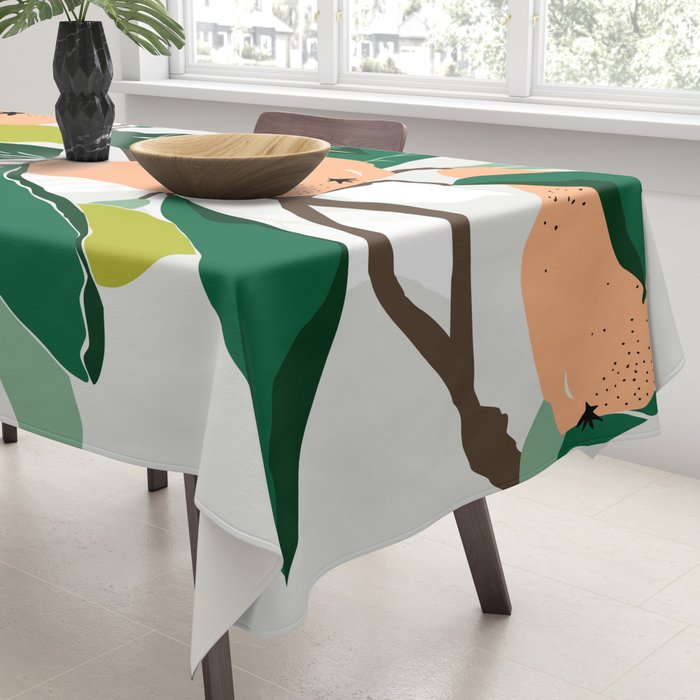 Orange Pears Tablecloth Gallery Image 3
