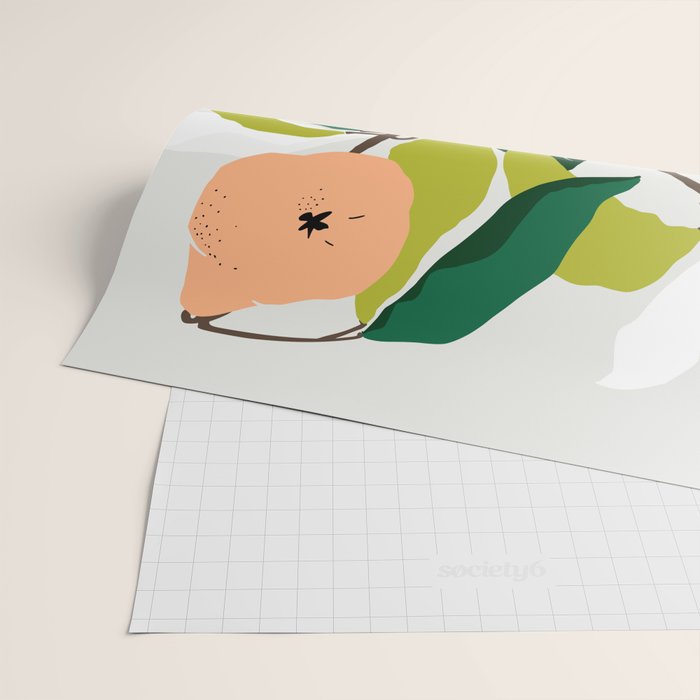 Orange Pears Wrapping Paper Gallery Image 2