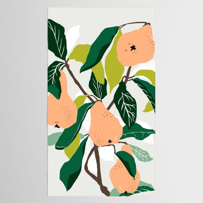 Orange Pears Tablecloth Gallery Image 2