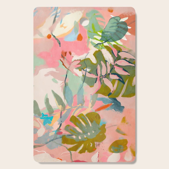 tropical home jungle abstract Cutting Board Gallery Image 1