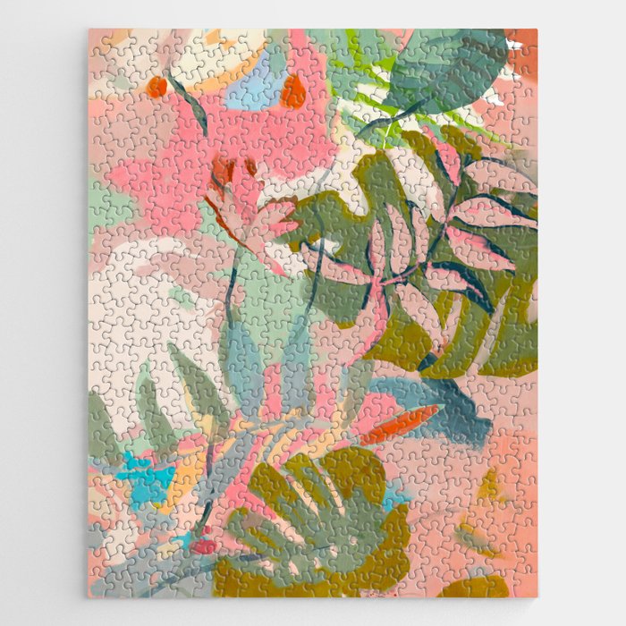 tropical home jungle abstract Jigsaw Puzzle Gallery Image 1