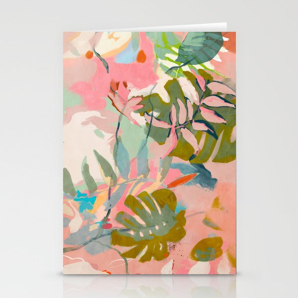 tropical home jungle abstract Stationery Card Gallery Image 2