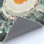 Take The 2nd Eggxit - Sunny Side Up Urban Fried Egg Rug Gallery Image 4