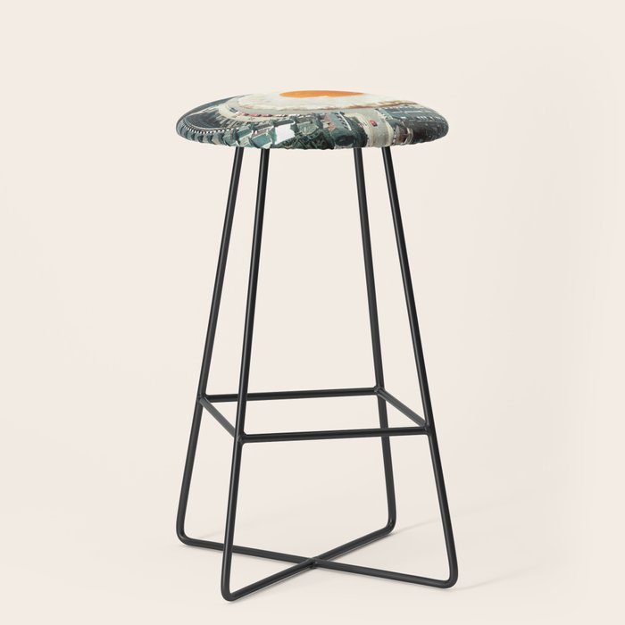 Take The 2nd Eggxit - Sunny Side Up Urban Fried Egg Stool Gallery Image 1