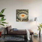 Take The 2nd Eggxit - Sunny Side Up Urban Fried Egg Wood Wall Art Gallery Image 2