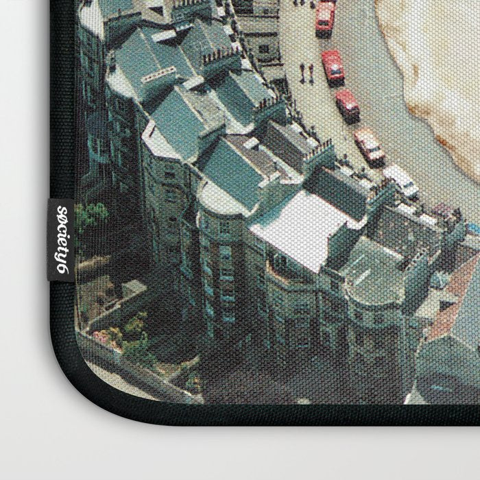 Take The 2nd Eggxit - Sunny Side Up Urban Fried Egg Laptop Sleeve Gallery Image 3