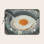 Take The 2nd Eggxit - Sunny Side Up Urban Fried Egg Laptop Sleeve Gallery Image 1
