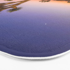 Twilight and half moon at Joshua Tree National Park, California Desert color photographic art print Bath Mat Gallery Image 3