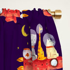 Let's All Go To Mars Window Curtain Gallery Image 2