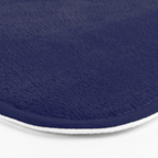 Classic Navy Blue Solid Color Bath Mat Gallery Image 3