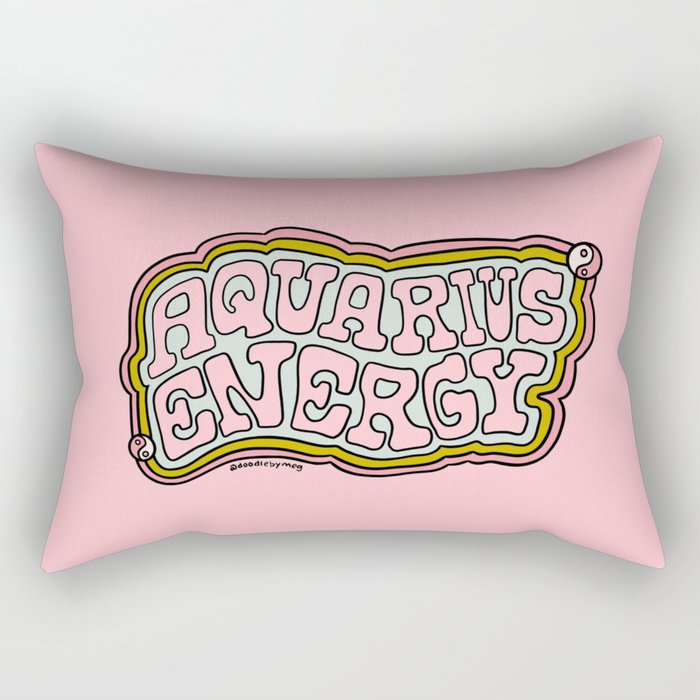 Aquarius Energy Rectangular Pillow Gallery Image 2