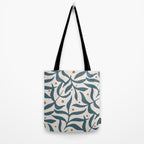 Branches and Berries - Teal and Mocha Tote Bag Gallery Image 2