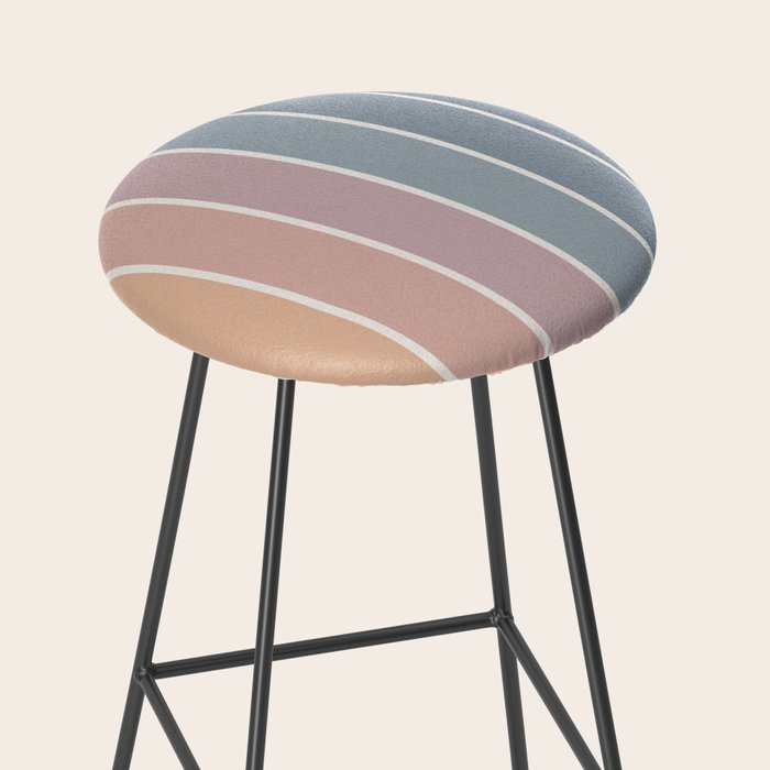 Gradient Arch XXII Sunrise Mid Century Modern Rainbow Stool Gallery Image 2