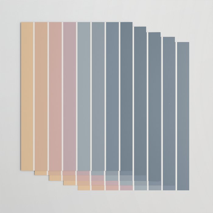 Gradient Arch XXII Sunrise Mid Century Modern Rainbow Wrapping Paper Gallery Image 3