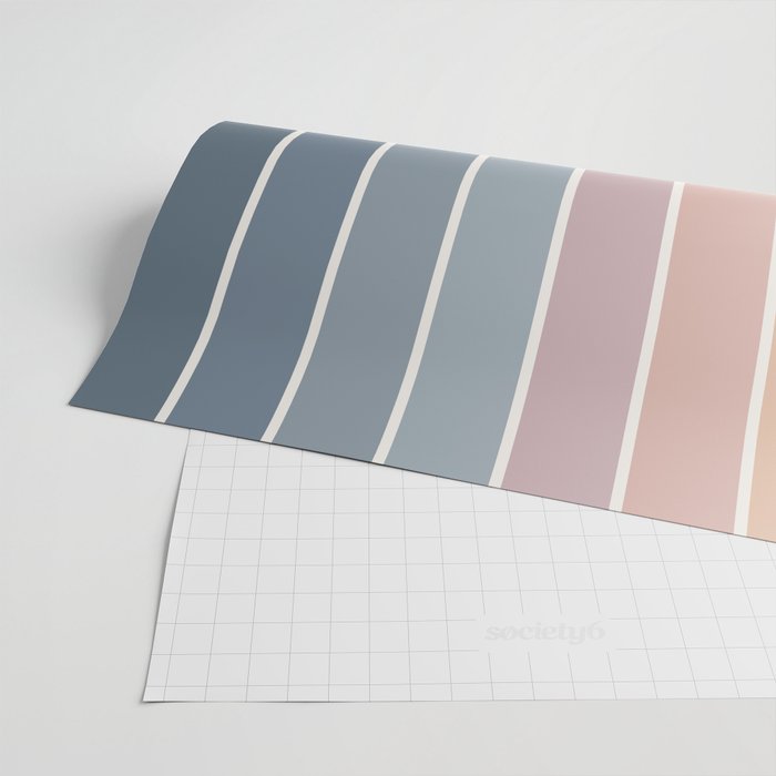 Gradient Arch XXII Sunrise Mid Century Modern Rainbow Wrapping Paper Gallery Image 2