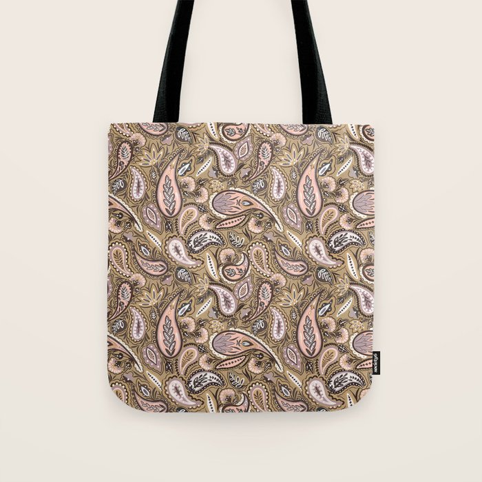 Vintage Paisley Harmony Tote Bag Gallery Image 1