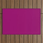 NOW MAGENTA SOLID COLOR Outdoor Rug Gallery Image 1