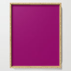 NOW MAGENTA SOLID COLOR Serving Tray Gallery Image 1