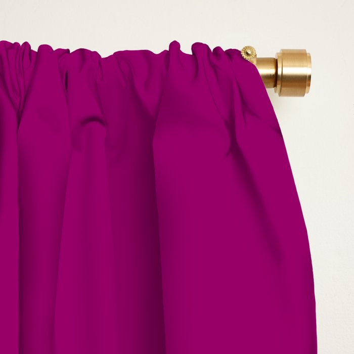 NOW MAGENTA SOLID COLOR Window Curtain Gallery Image 2