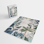 Tropical Birds Paradise Vintage Botanical Illustration Jigsaw Puzzle Gallery Image 2