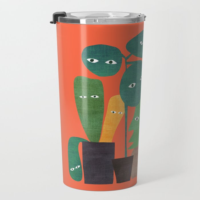 The plants are watching (paranoidos maximucho) Travel Mug Gallery Image 3