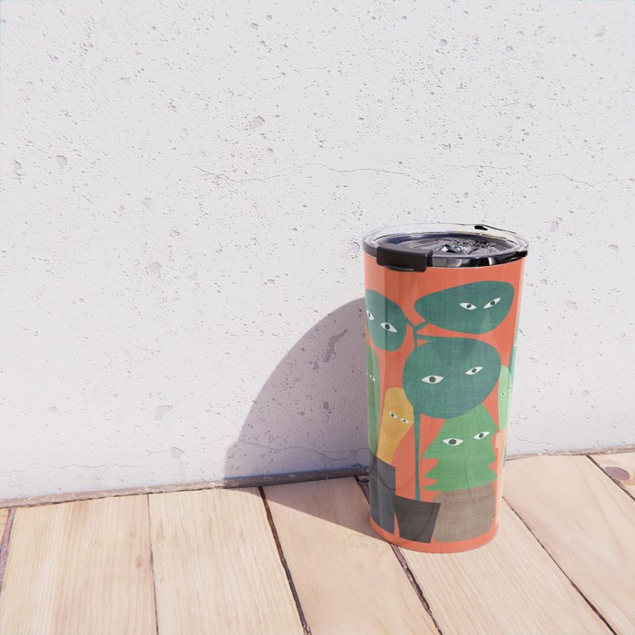 The plants are watching (paranoidos maximucho) Travel Mug Gallery Image 4