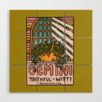 Gemini Plant Wood Wall Art Gallery Image 1