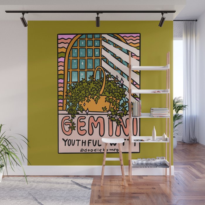 Gemini Plant Wall Mural Gallery Image 1
