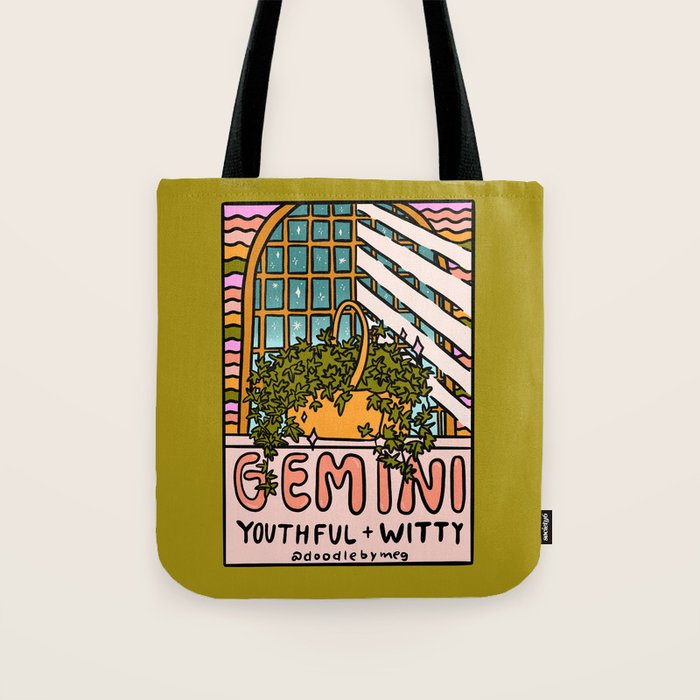 Gemini Plant Tote Bag Gallery Image 1