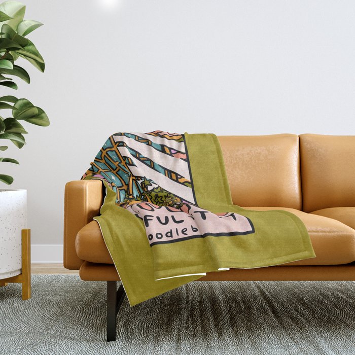 Gemini Plant Throw Blanket Gallery Image 1