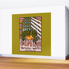 Gemini Plant Wall Mural Gallery Image 2