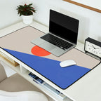 Red Circle #1 Desk Mat Gallery Image 2