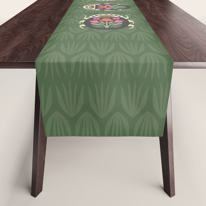 Folk Art Beetle Table Runner Gallery Image 1