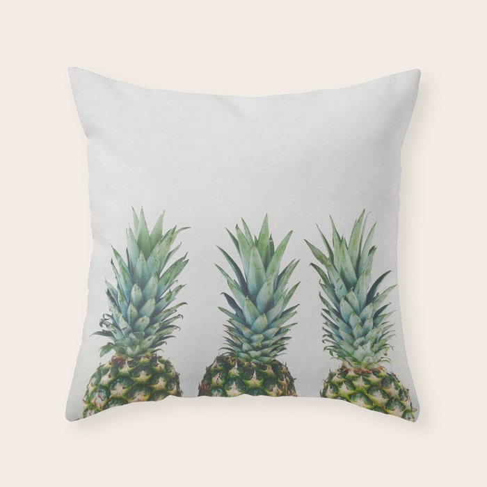 Pineapple Trio Throw Pillow Gallery Image 6