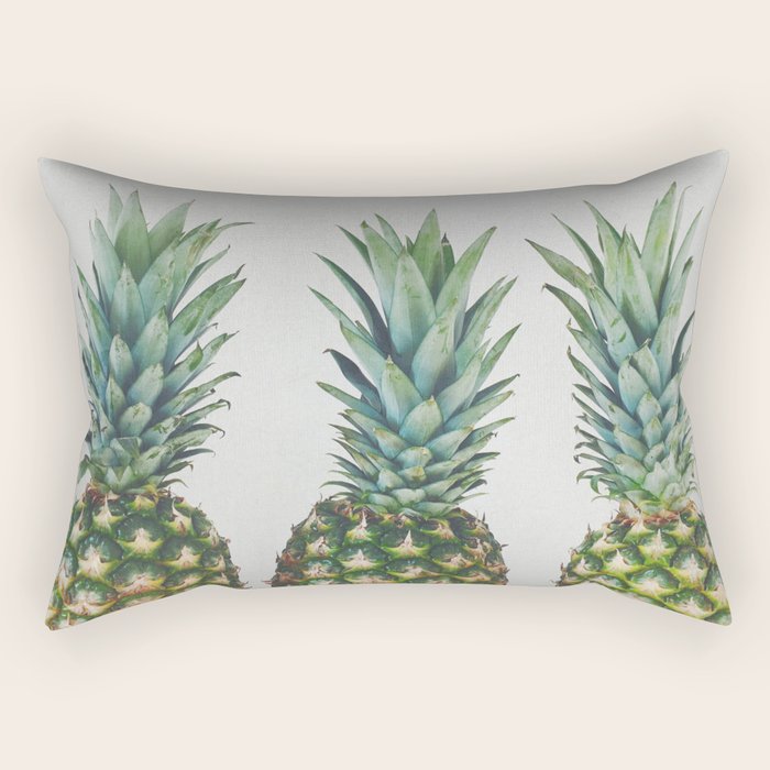 Pineapple Trio Rectangular Pillow Gallery Image 1