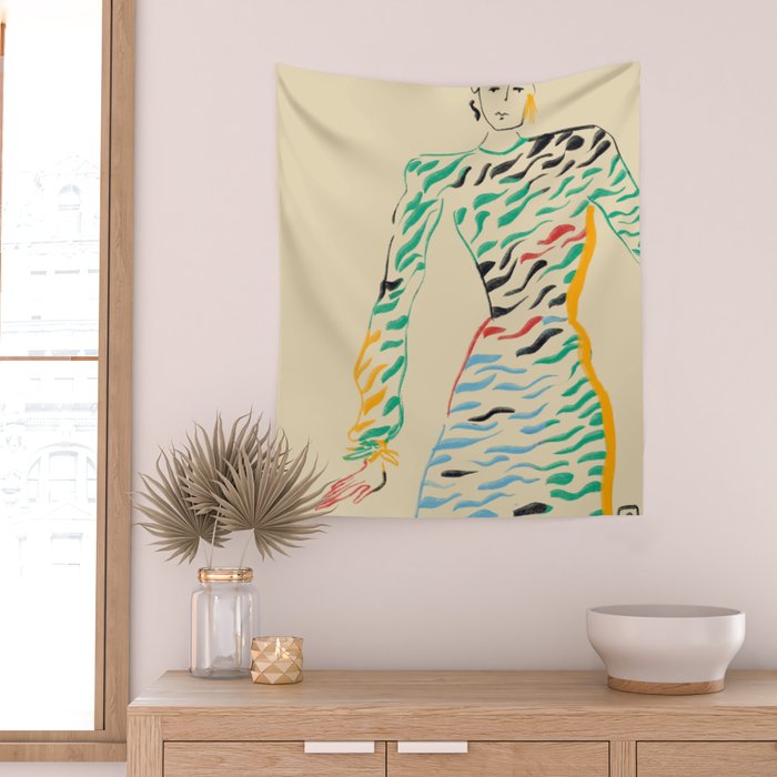 SUN AND MOON Wall Tapestry Gallery Image 2
