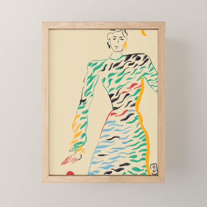 SUN AND MOON Mini Art Print Gallery Image 1