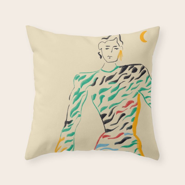SUN AND MOON Throw Pillow Gallery Image 6