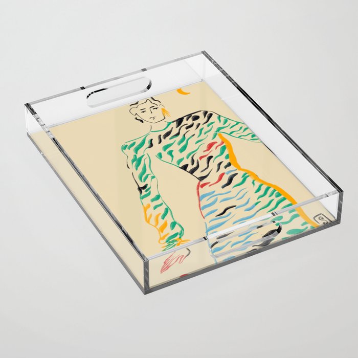 SUN AND MOON Acrylic Tray Gallery Image 1
