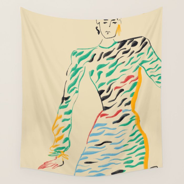 SUN AND MOON Wall Tapestry Gallery Image 4