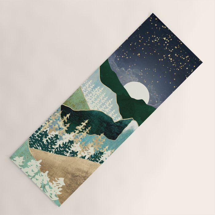 Spring Night Vista Yoga Mat Gallery Image 1