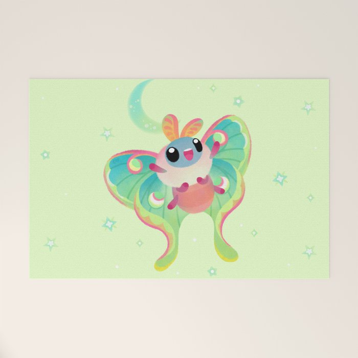 Luna Moth Welcome Mat Gallery Image 1