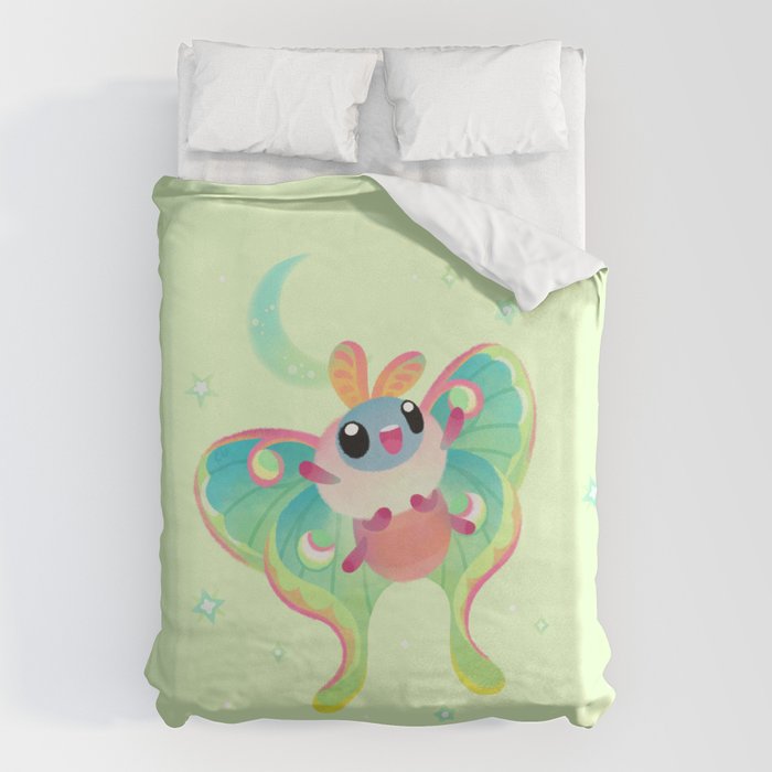 Luna Moth Duvet Cover Gallery Image 6