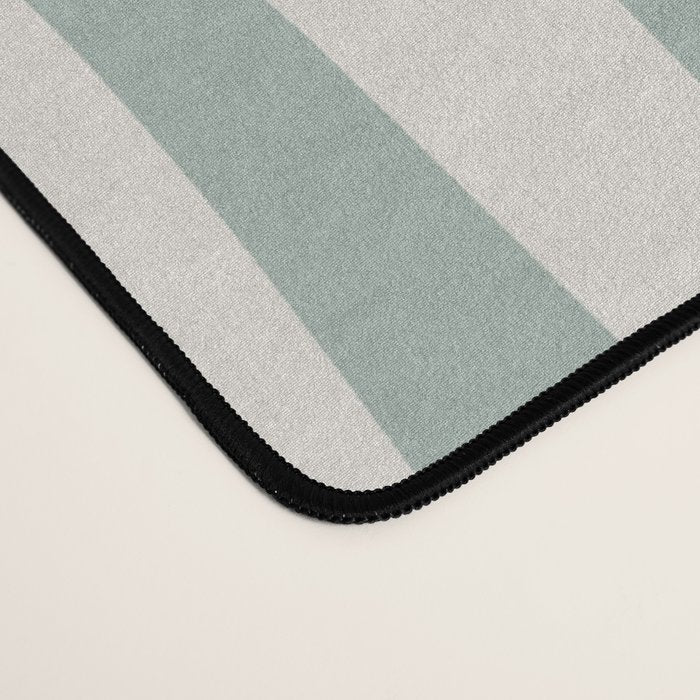 Retro Liquid Swirl Abstract Pattern Eucalyptus Sage Green Desk Mat Gallery Image 4