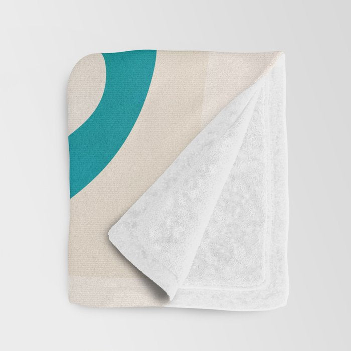 Mid-Century Modern Abstract Art 05 Throw Blanket Gallery Image 3