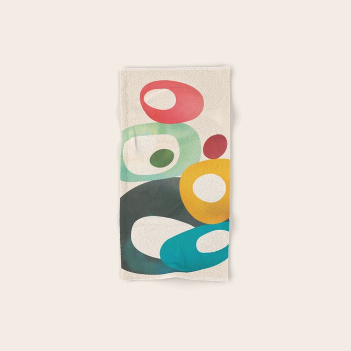 Mid-Century Modern Abstract Art 05 Bath Towel Gallery Image 1