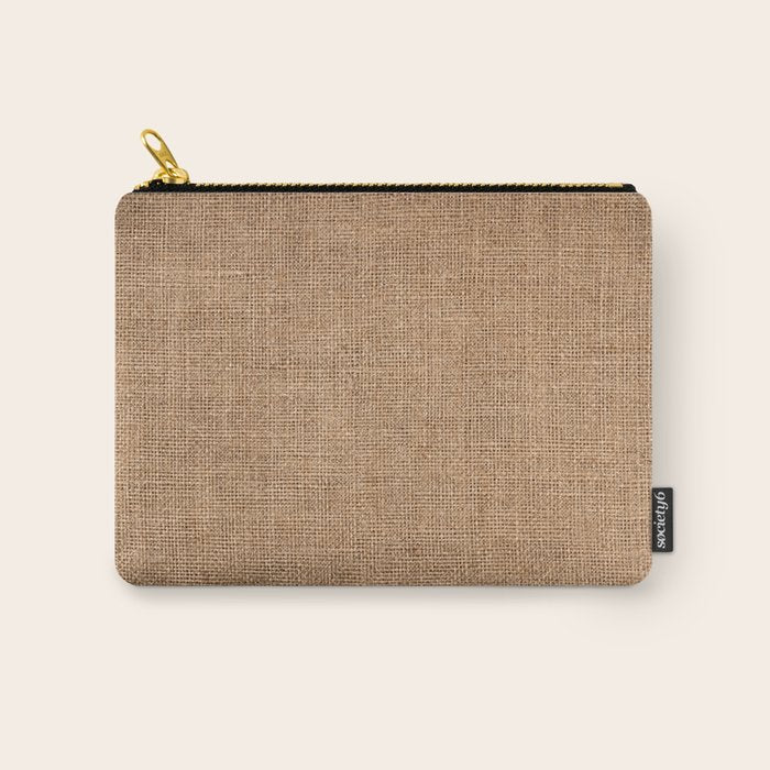 Burlap Fabric 2.0 Carry All Pouch Gallery Image 1