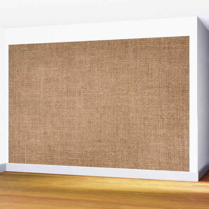 Burlap Fabric 2.0 Wall Mural Gallery Image 2
